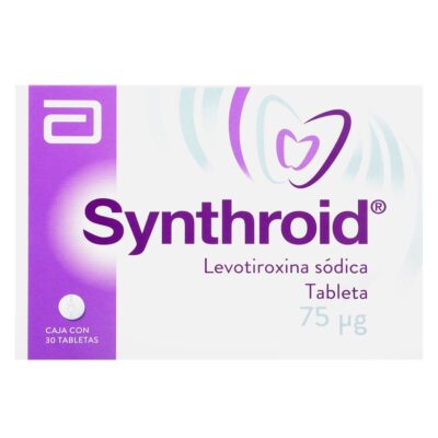 synthroid 75 mcg 30 tabletas