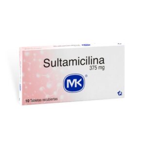 SULTAMICILINA 375mg MK 10 Tabletas