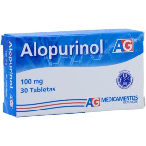 ALOPURINOL 100mg AG 30 Tabletas
