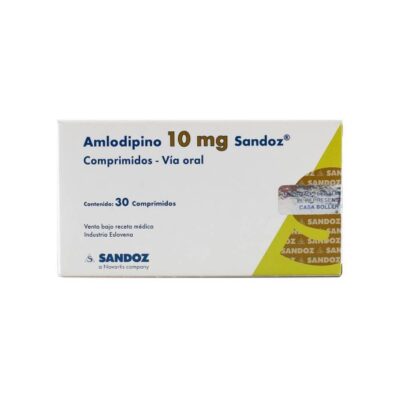 amlodipino 10mg sz 30 tabletas