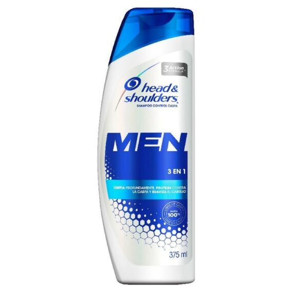 shampoo h&s men 3 en 1 375ml