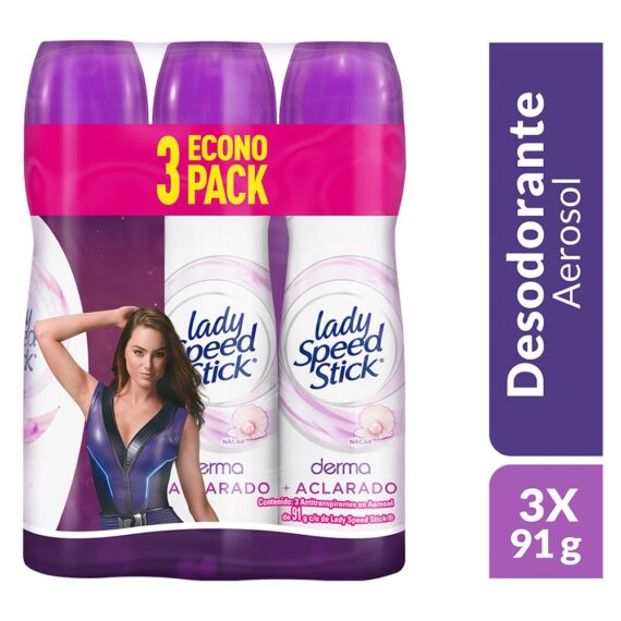 desodorante lady spray aclarado perf.100ml m