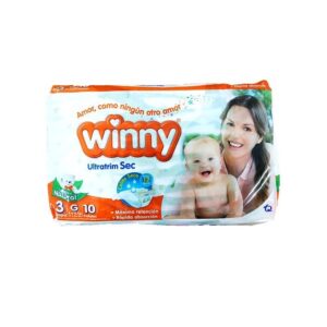 Pañales WINNY SEC ET.3 X 10