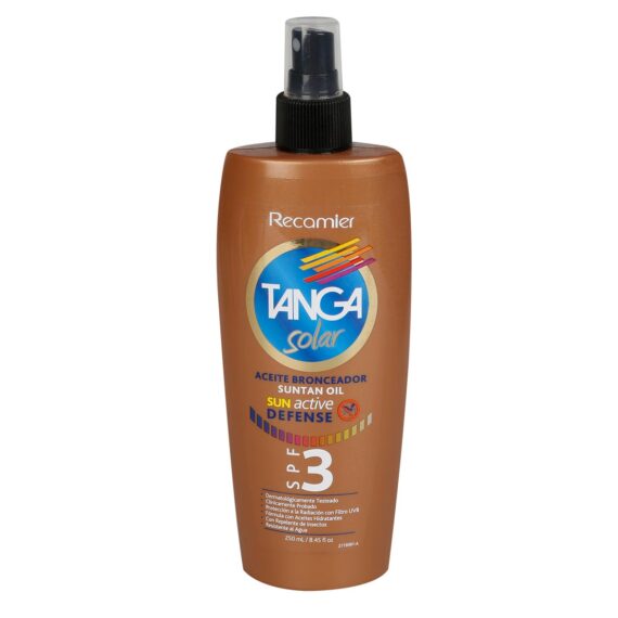 bronceador tanga spf3 250ml+trat.cap.50gr