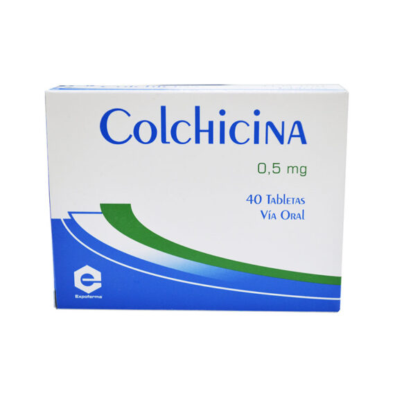 colchicina 0.5mg pc 40 tabletas