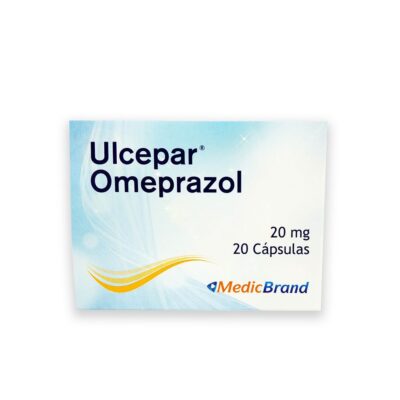 ulcepar "omeprazol" 20mg 20 capsulas