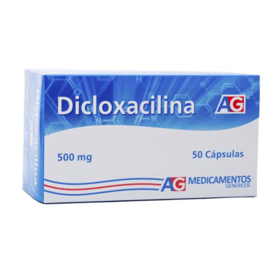 dicloxacilina 500mg ag 50 capsulas