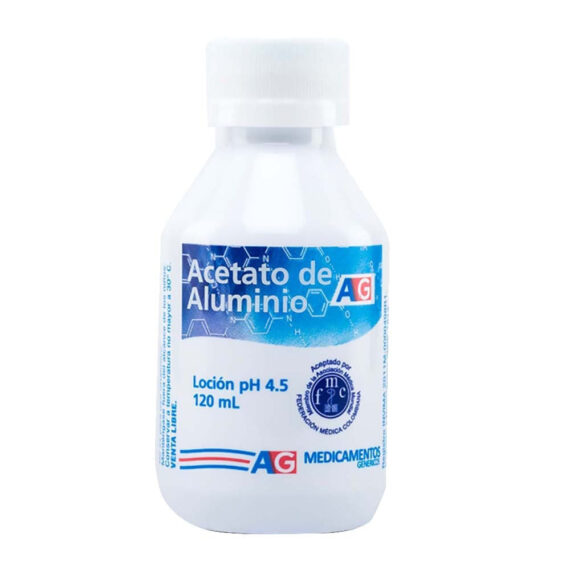 acetato de aluminio ag 120ml