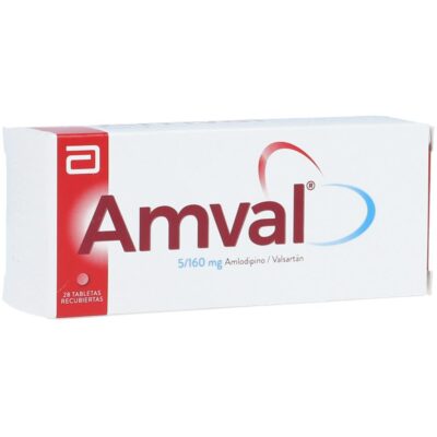 amval 5/160mg 28 tabletas