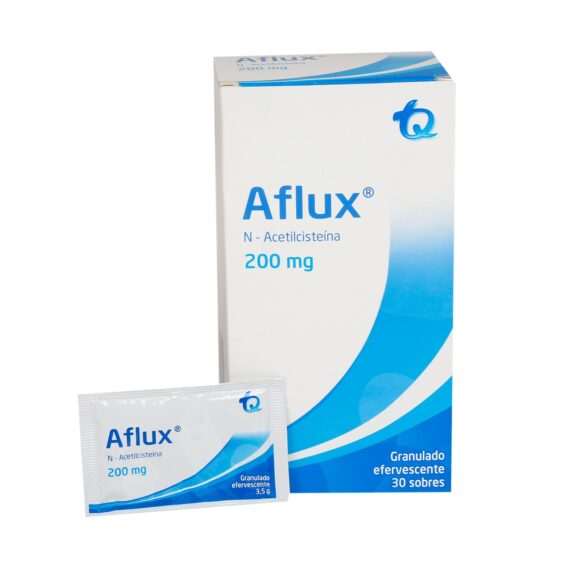 aflux efervecente 200mg 30 sobres