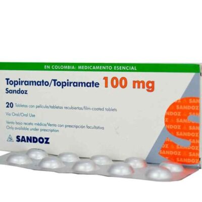 topiramato 100mg 20 tabletas sz