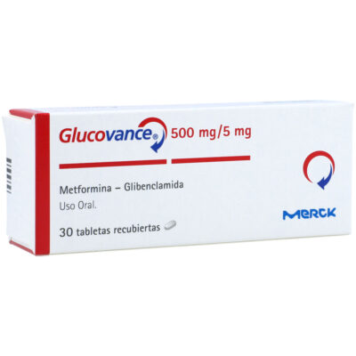glucovance 500mg/5mg 30 tabletas