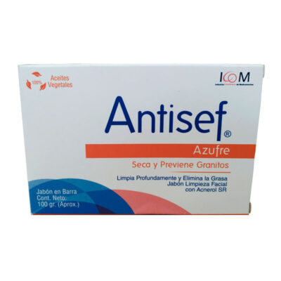 jabón antiacne antisef azufre 100gr