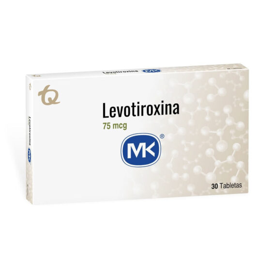 levotiroxina 75 mcg mk 30 tabletas