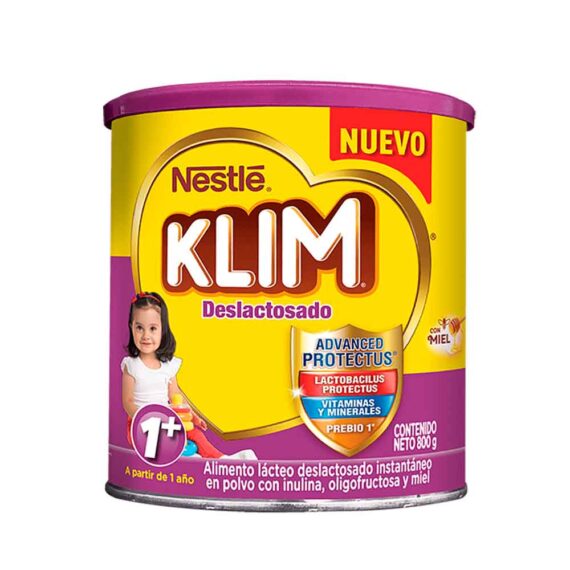 klim 1+ deslactosada 800gr