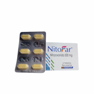nitofar 500 mg 6 tabletas