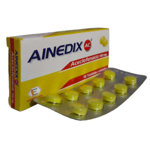 ainedix 100mg 10 tabletas