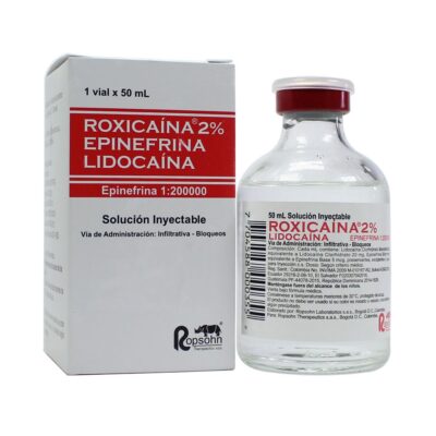 roxicaina 2% 50 carp/epinefrina
