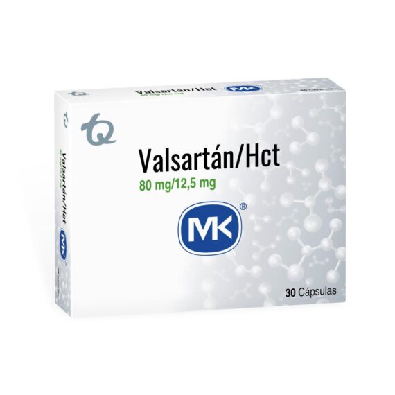 valsartan + hct 80/12.5mg mk 30 tab