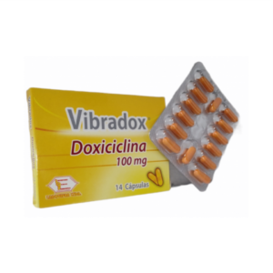 VIBRADOX 100mg 14 Capsulas