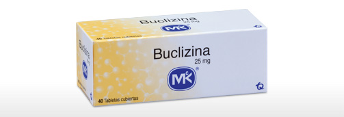 buclizina 25mg mk 40 tabletas
