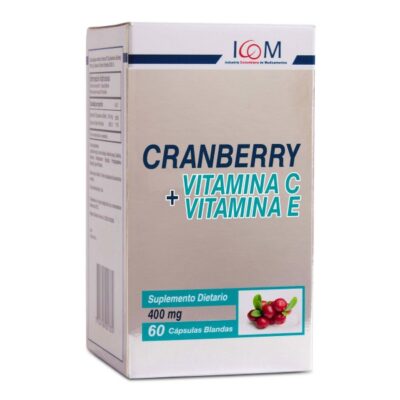 cranberry vitamina c y e 60 sofgels icom