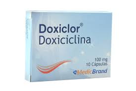 doxiclor 100mg 10 capsulas
