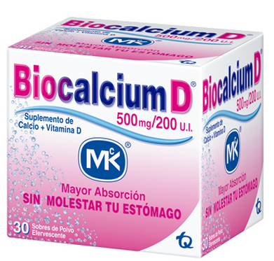 biocalcium d 30 tabletas