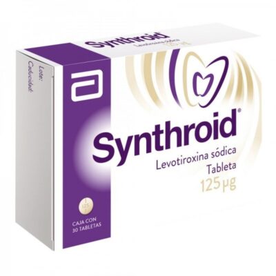 synthroid 125mcg 30 tabletas