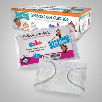 tapabocas pediatrico alfa e.i 25uds