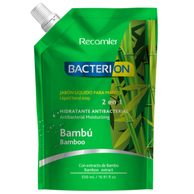 jabón bacterion liq.rpto.bamboo 500ml
