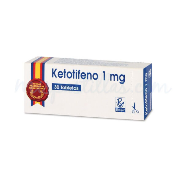 ketotifeno 1 mg gf 30 tabletas