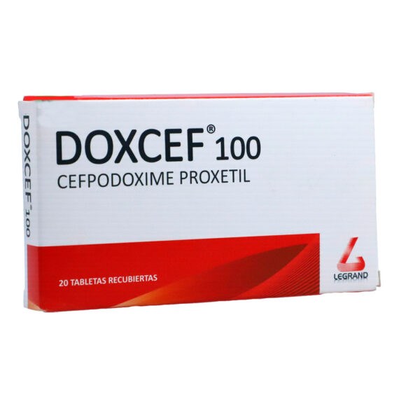 doxcef 100mg 20 tabletas