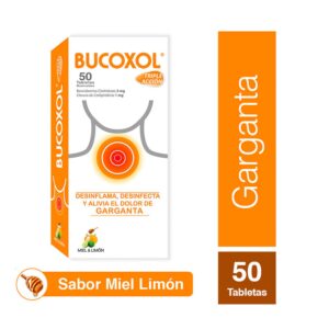 Bucoxol Triple Acción Miel Limón 50 Tabletas