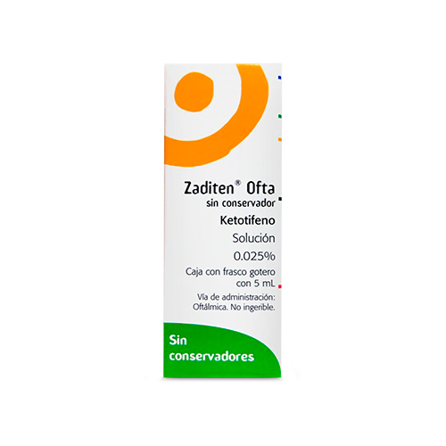 zaditen colirio 0.025% 5ml