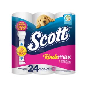 Papel Higienico SCOTT PLUS RINDEMAX 24UND