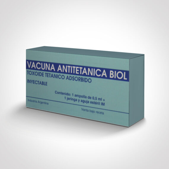 vacuna antitetanica 0.5ml