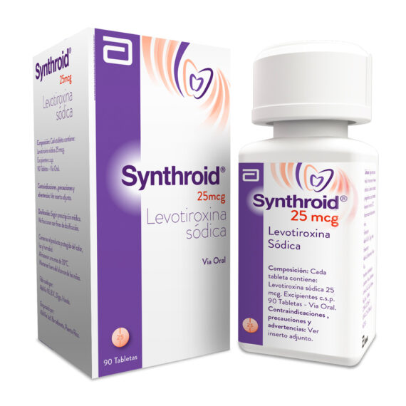 synthroid 25mcg pote 90 tabletas