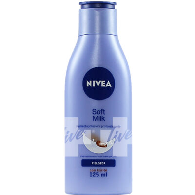 crema nivea b.soft milk seca 125ml