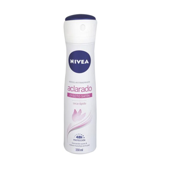 desodorante nivea spray aclarado satin 150 30% dto