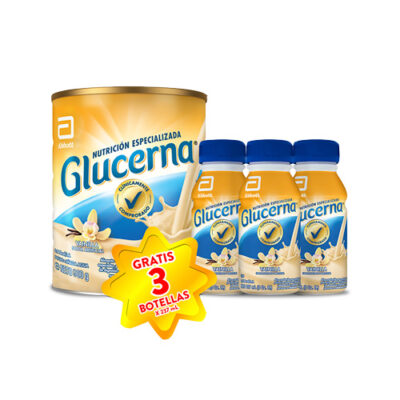 glucerna vainilla 900gr gts 3 gluc.liq.237 ml