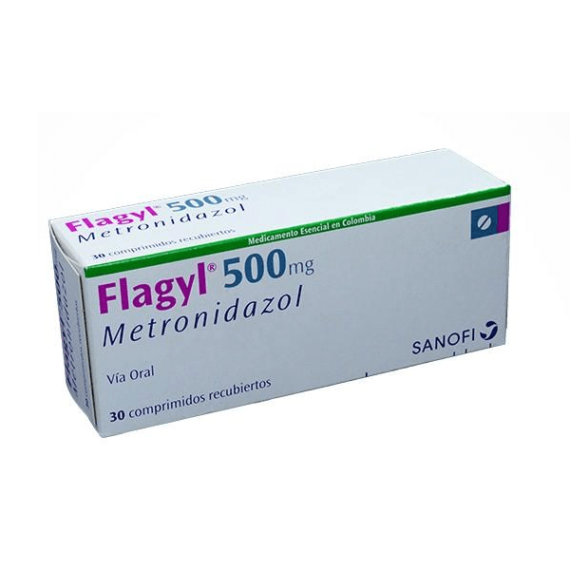 flagyl 500mg 30 tabletas