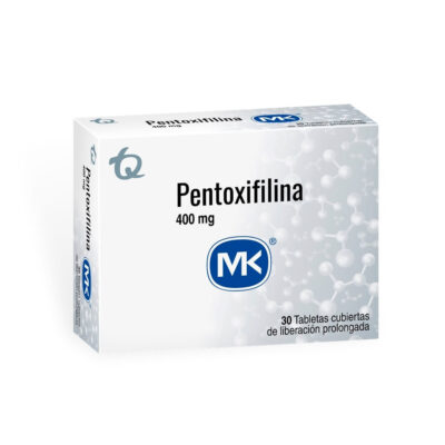 pentoxifilina 400mg mk 30 tabletas