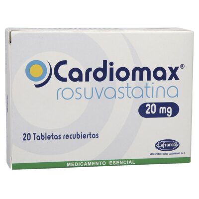cardiomax 20mg 20 tabletas