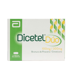 DICETEL DUO 100mg 12 Tabletas