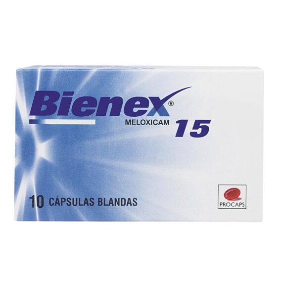 bienex 15mg 10 capsulas