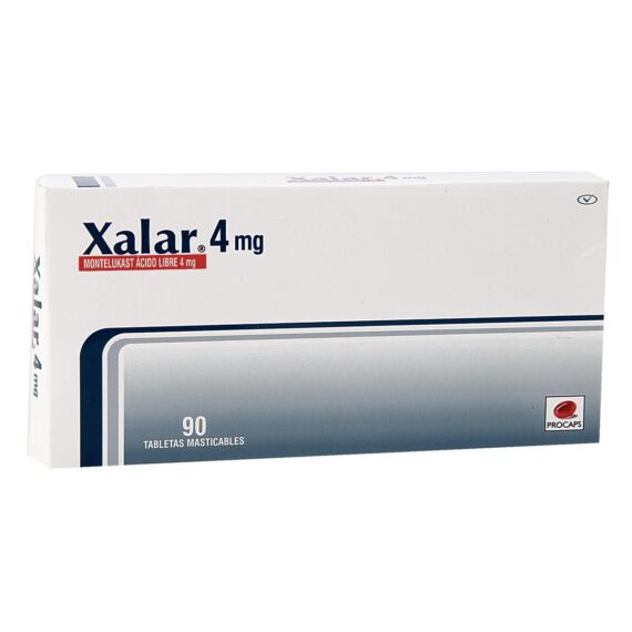 xalar 4 mg 90 tabletas