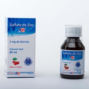 Sulfato Zinc Cereza 80Ml
