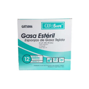 Gasa Esteril Alfa Safe 4X4X2 Yd Cjax24