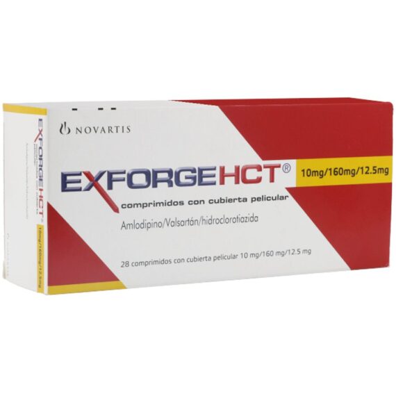 exforge hct 10/160/12.5 mg.28 comprimidos